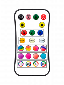 Светильник потолочный круглый с пультом RGB Огонёк OG-LDP31